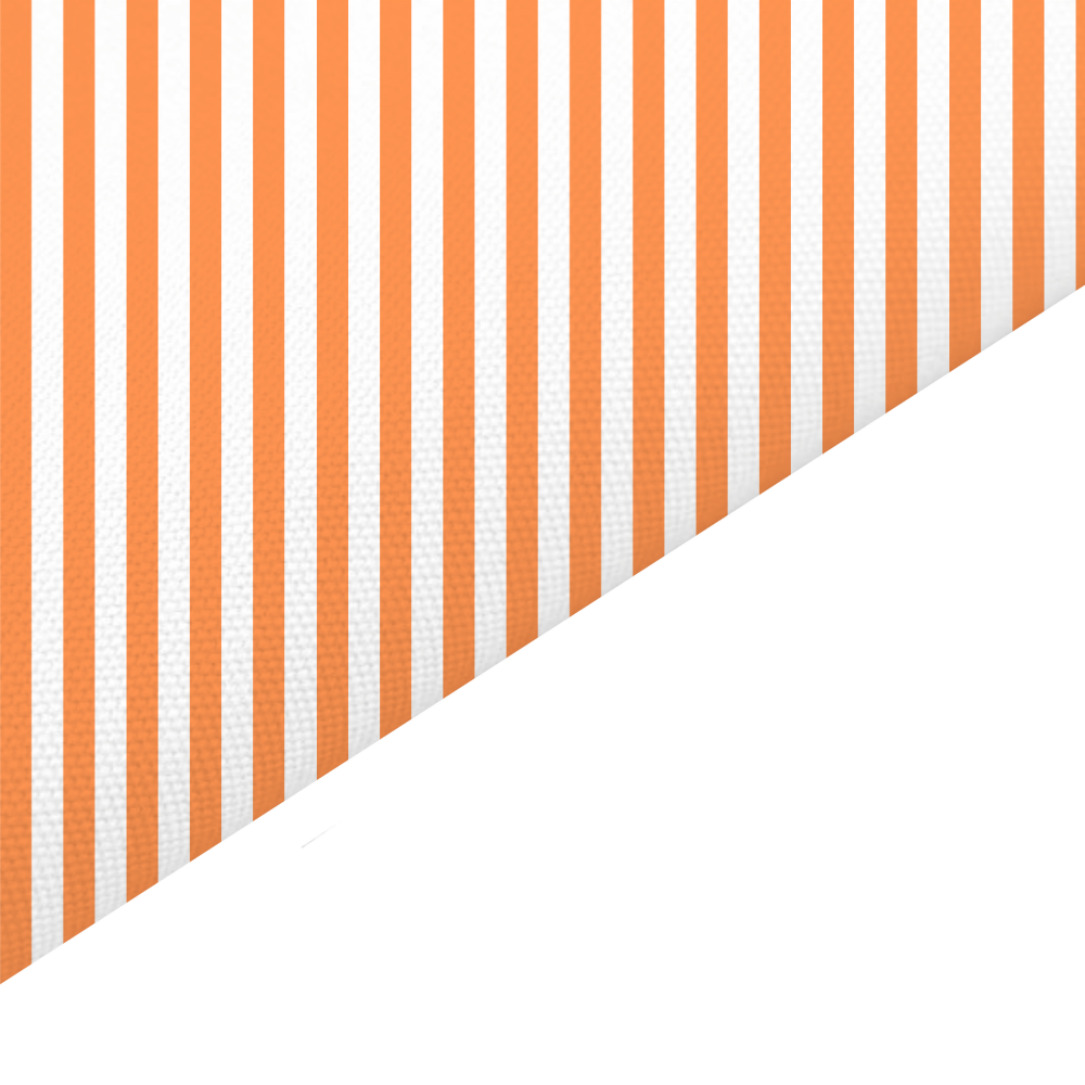 Orange Stripes Canvas And Felt Backed Fabric - SKU L7