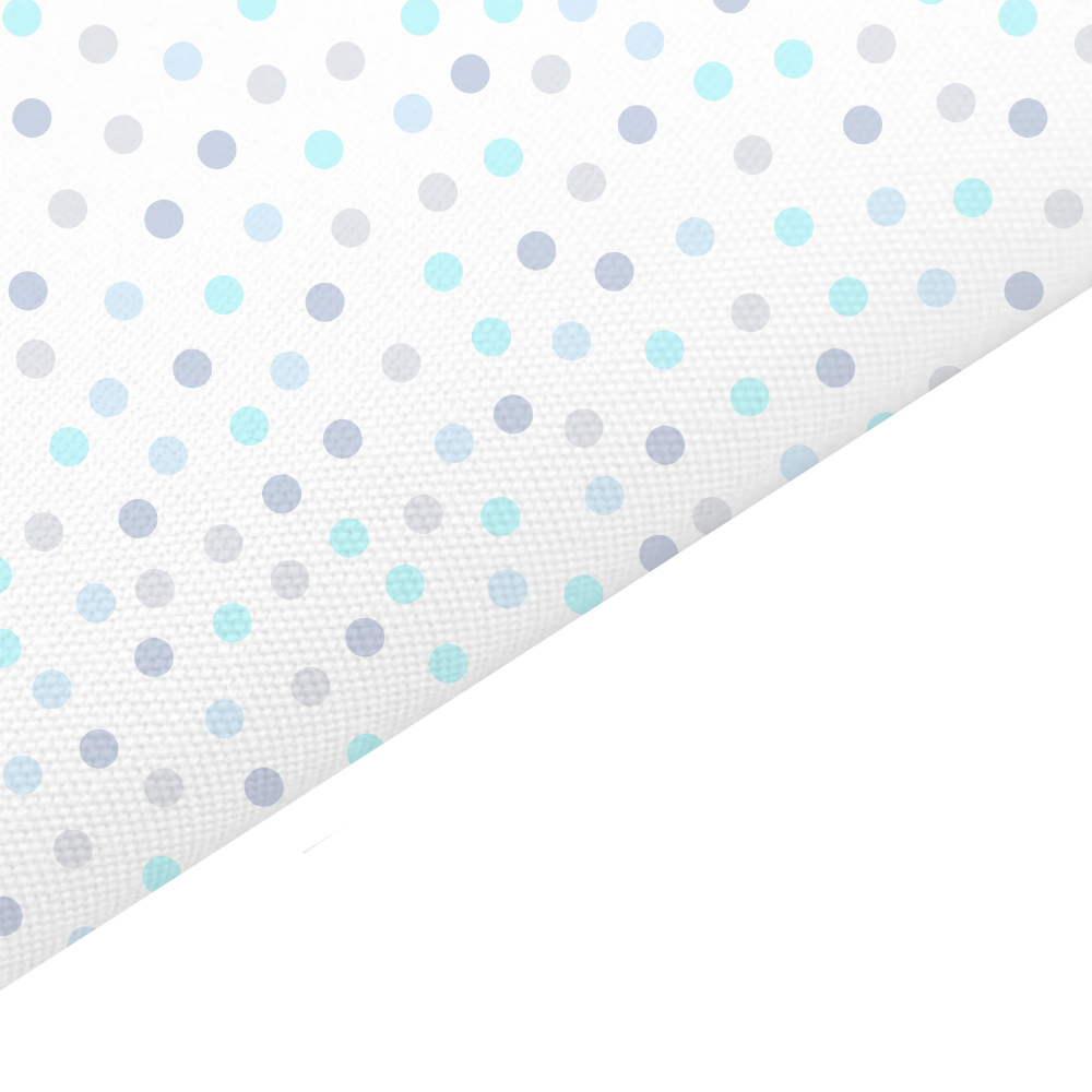 Mixed Dots Canvas And Felt Backed Fabric - SKU K100