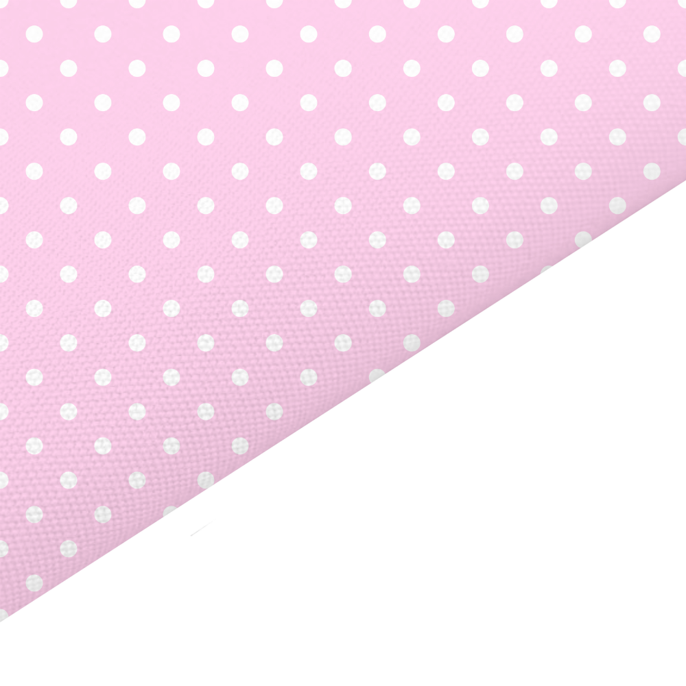 Pink Pastel Dots Canvas And Felt Backed Fabric - SKU K95