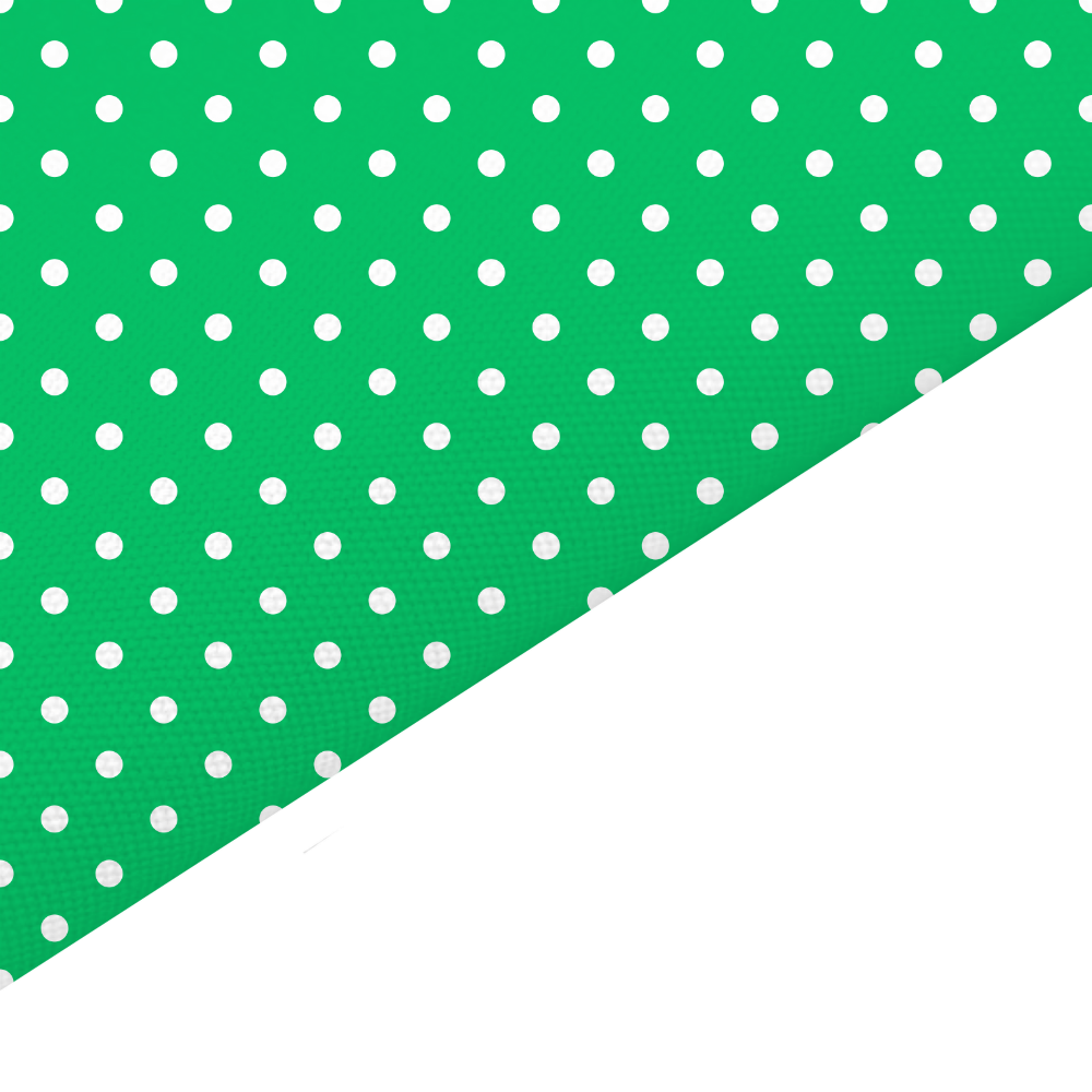 Green Dots Canvas And Felt Backed Fabric - SKU K90