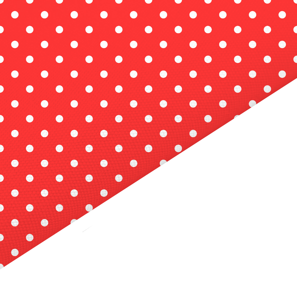 Red Dots Canvas And Felt Backed Fabric - SKU K87