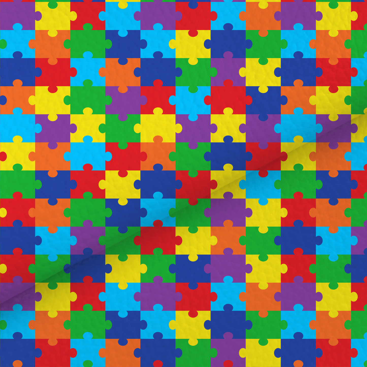 Bright Jigsaw Leatherette