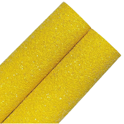 Pack Of 3 Pre Cut Chunky Glitter Medium Bows (50 Colours To Choose From)