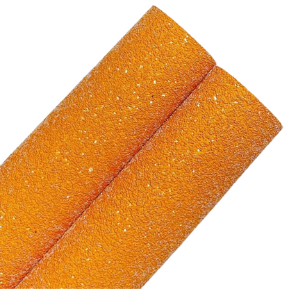 Pack Of 3 Pre Cut Chunky Glitter Medium Bows (50 Colours To Choose From)