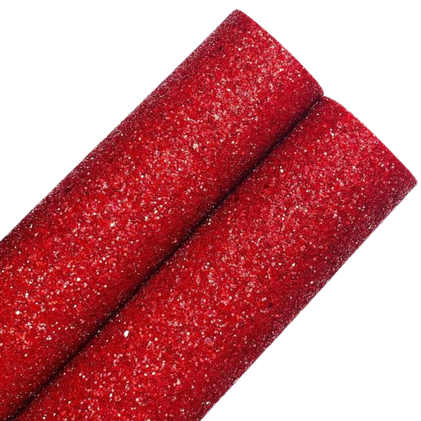 Pack Of 3 Pre Cut Chunky Glitter Medium Bows (50 Colours To Choose From)