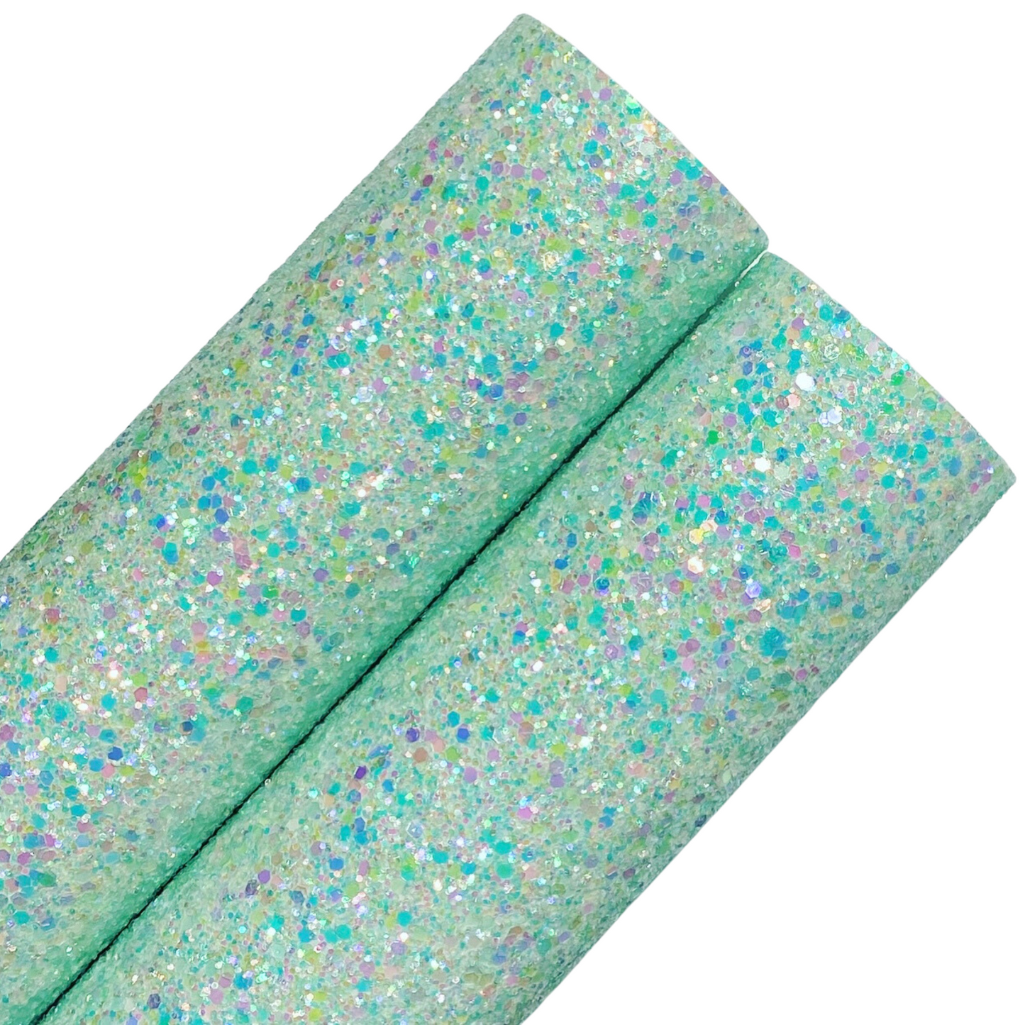 Pack Of 3 Pre Cut Chunky Glitter Medium Bows (50 Colours To Choose From)