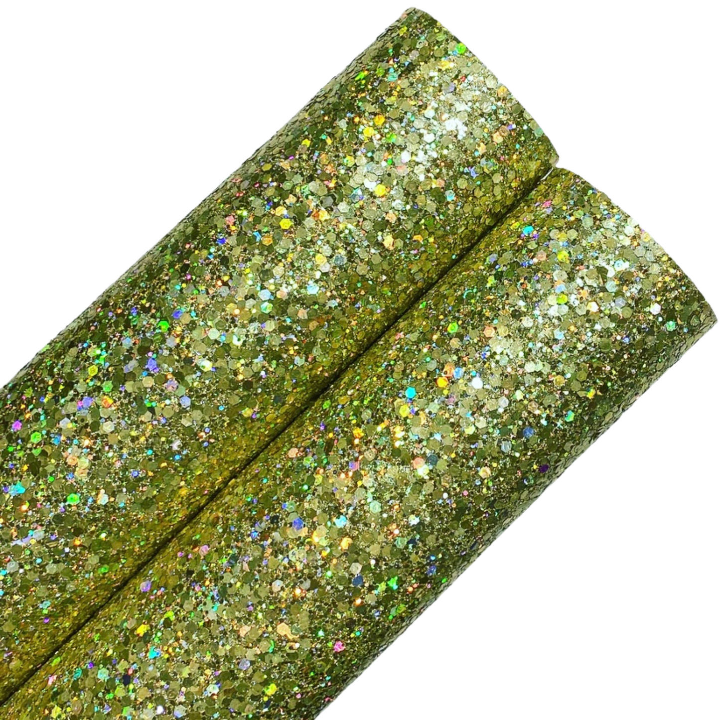 Pack Of 3 Pre Cut Chunky Glitter Medium Bows (50 Colours To Choose From)