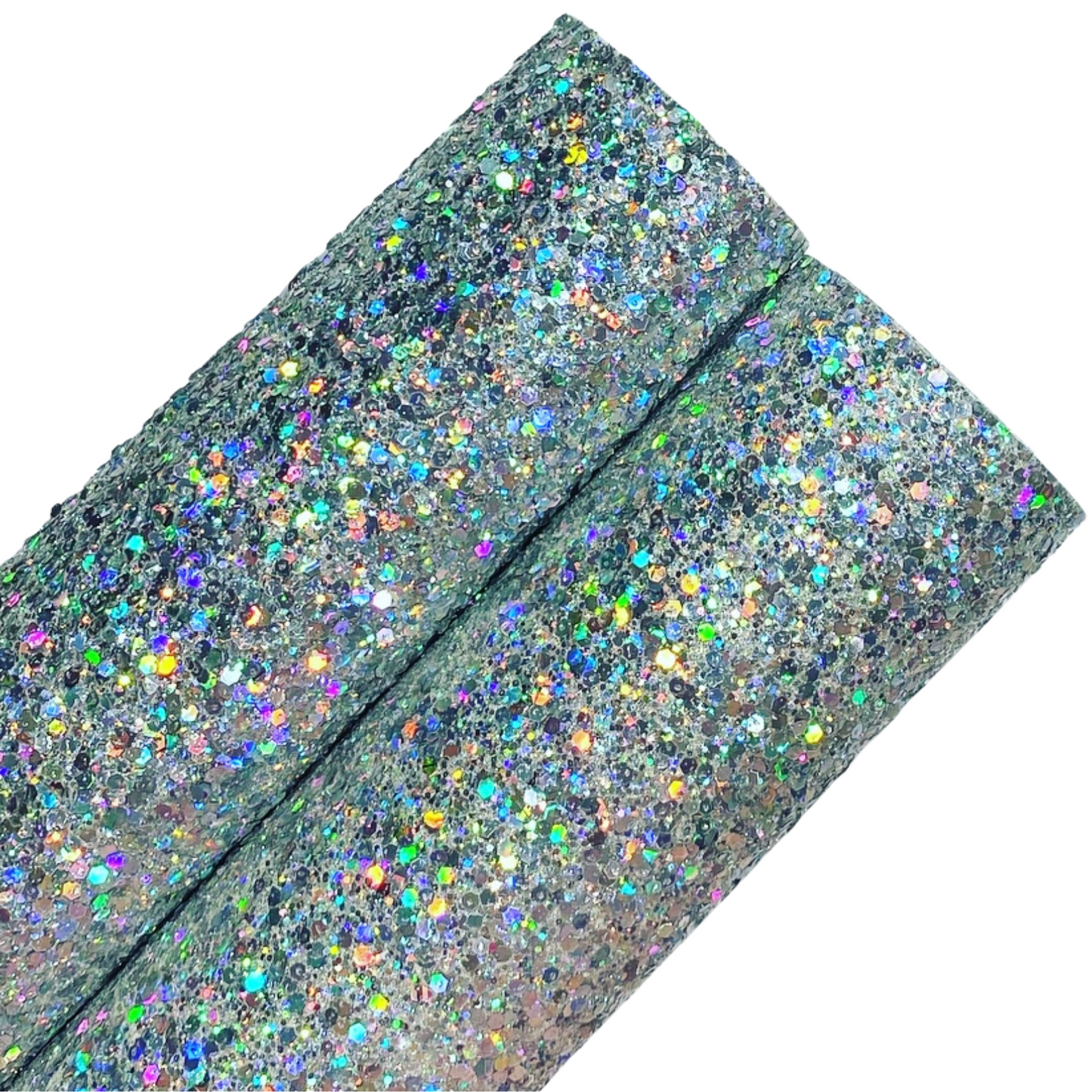 Pack Of 3 Pre Cut Chunky Glitter Medium Bows (50 Colours To Choose From)