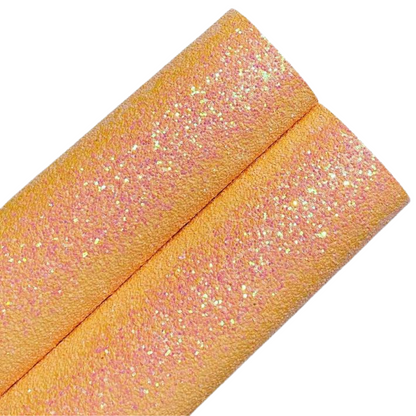 Pack Of 3 Pre Cut Chunky Glitter Medium Bows (50 Colours To Choose From)