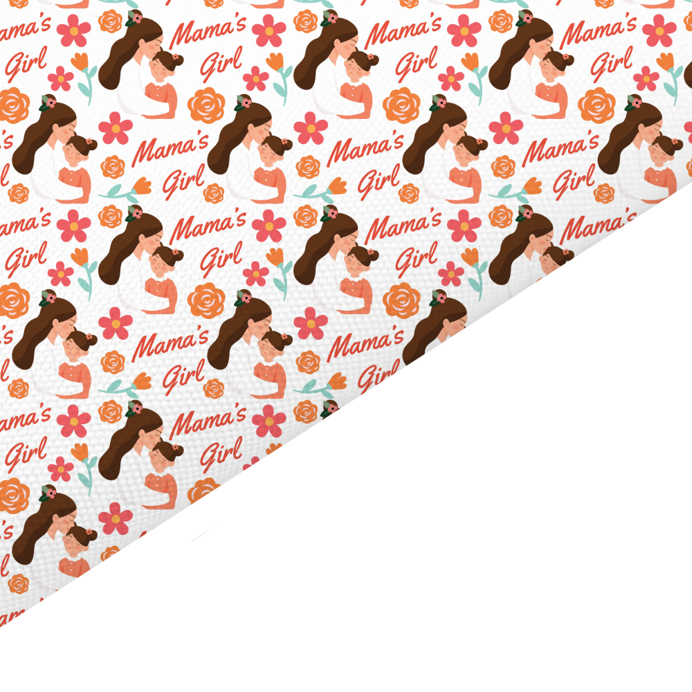 Mama’s Girl Canvas And Felt Backed Fabric - SKU L74