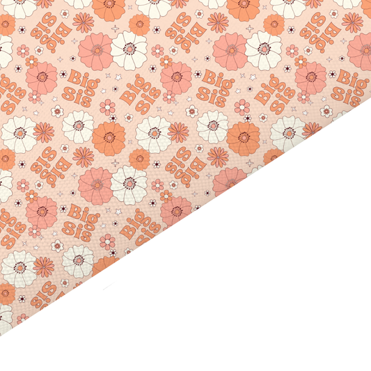 Big Sis Canvas And Felt Backed Fabric - SKU L61