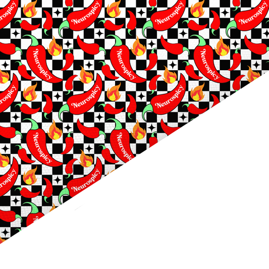 Neurospicy Canvas And Felt Backed Fabric - SKU L87