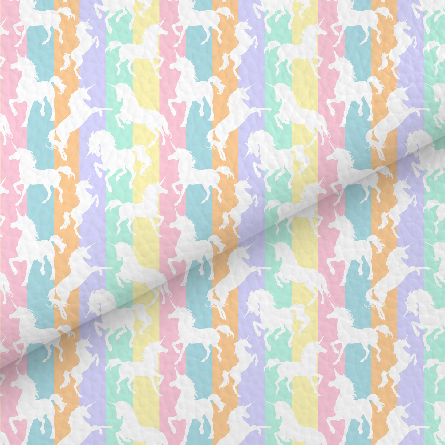 Rainbow Unicorn Leatherette