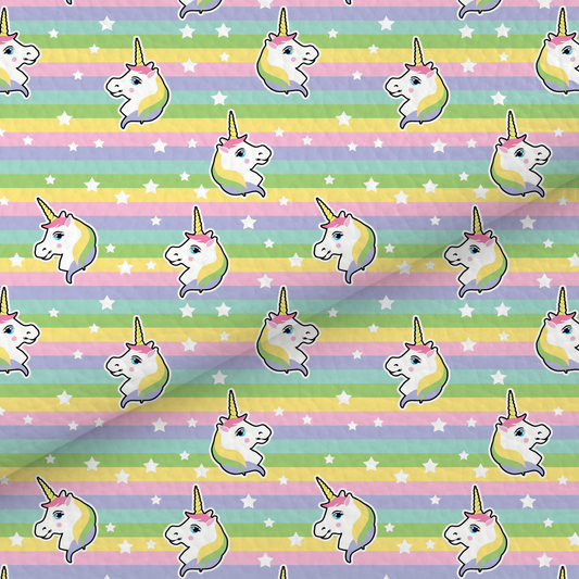 Rainbow Unicorn Leatherette