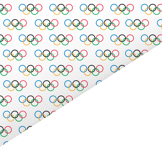 Olympics Canvas And Felt Backed Fabric - SKU M13