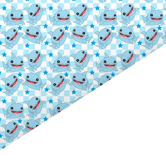 Shark Canvas And Felt Backed Fabric - SKU M65