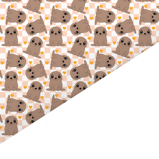 Otter Canvas And Felt Backed Fabric - SKU M63