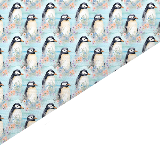 Penguin Canvas And Felt Backed Fabric - SKU M39