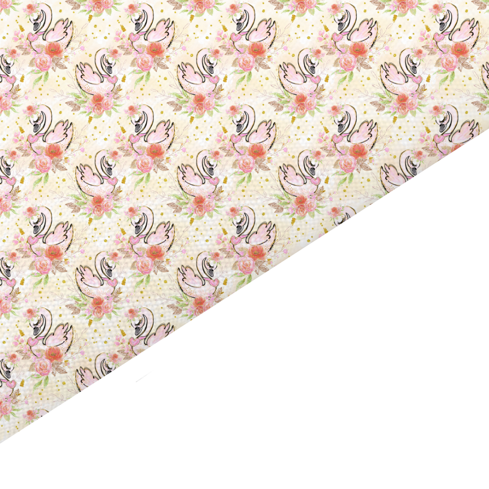 Swan Canvas And Felt Backed Fabric - SKU N10