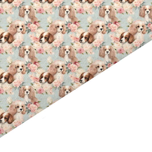 Puppies Canvas And Felt Backed Fabric - SKU N86