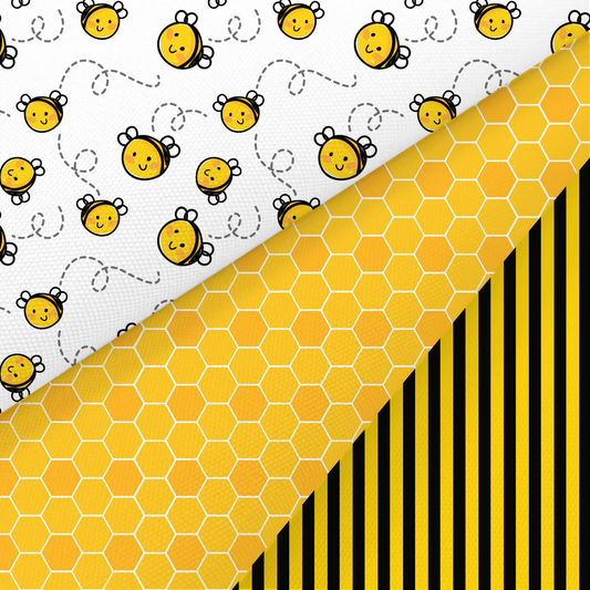 Bee Printed Fabric