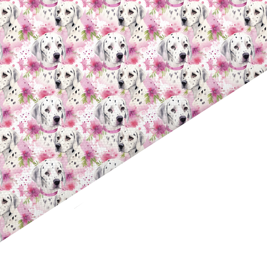 Dalmatian Canvas And Felt Backed Fabric - SKU O11