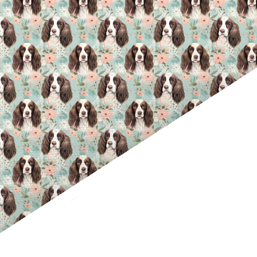 Springer Spaniel Canvas And Felt Backed Fabric - SKU O25