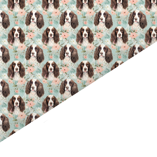 Springer Spaniel Canvas And Felt Backed Fabric - SKU O25