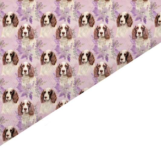 Springer Spaniel Canvas And Felt Backed Fabric - SKU O24