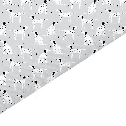 Dalmatian Canvas And Felt Backed Fabric - SKU O32