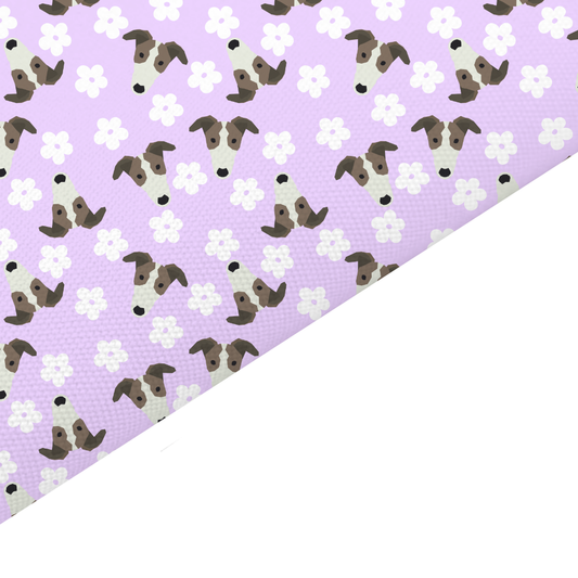 Greyhound Canvas And Felt Backed Fabric - SKU O59