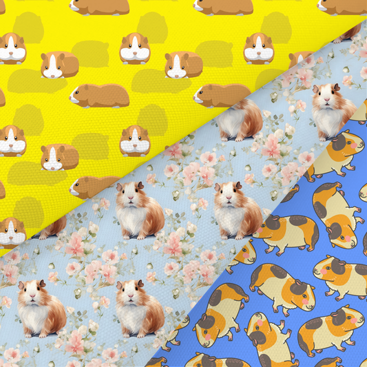 Guinea Pig Printed Fabric