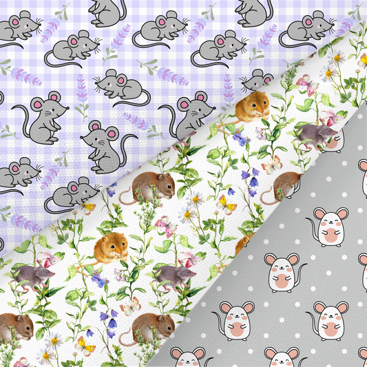 Mouse Printed Fabric