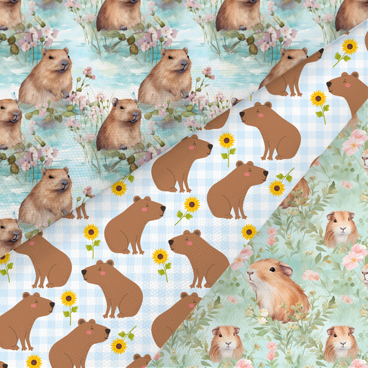 Dachshund Canvas And Felt Backed Fabric - SKU O48