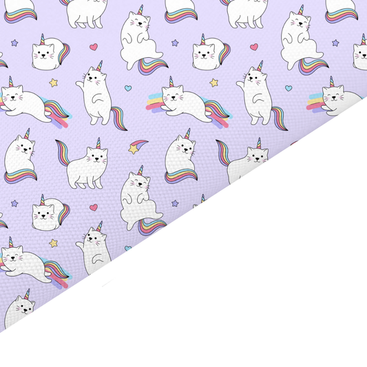 Caticorn Canvas And Felt Backed Fabric - SKU O71