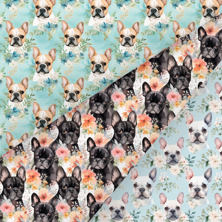 Frenchie Printed Fabric