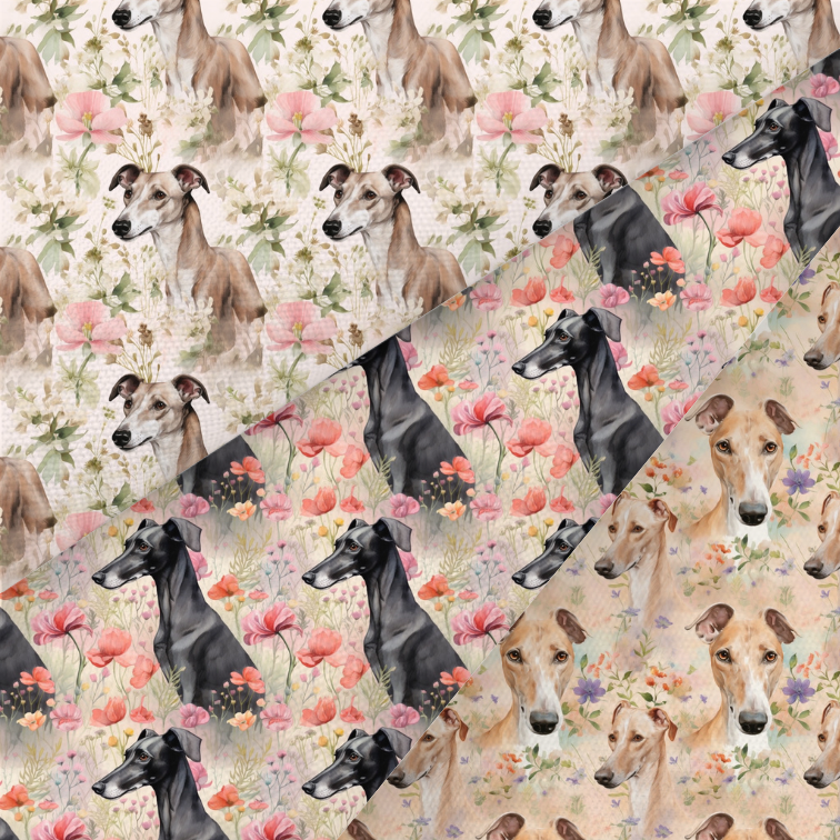 Greyhound Printed Fabric