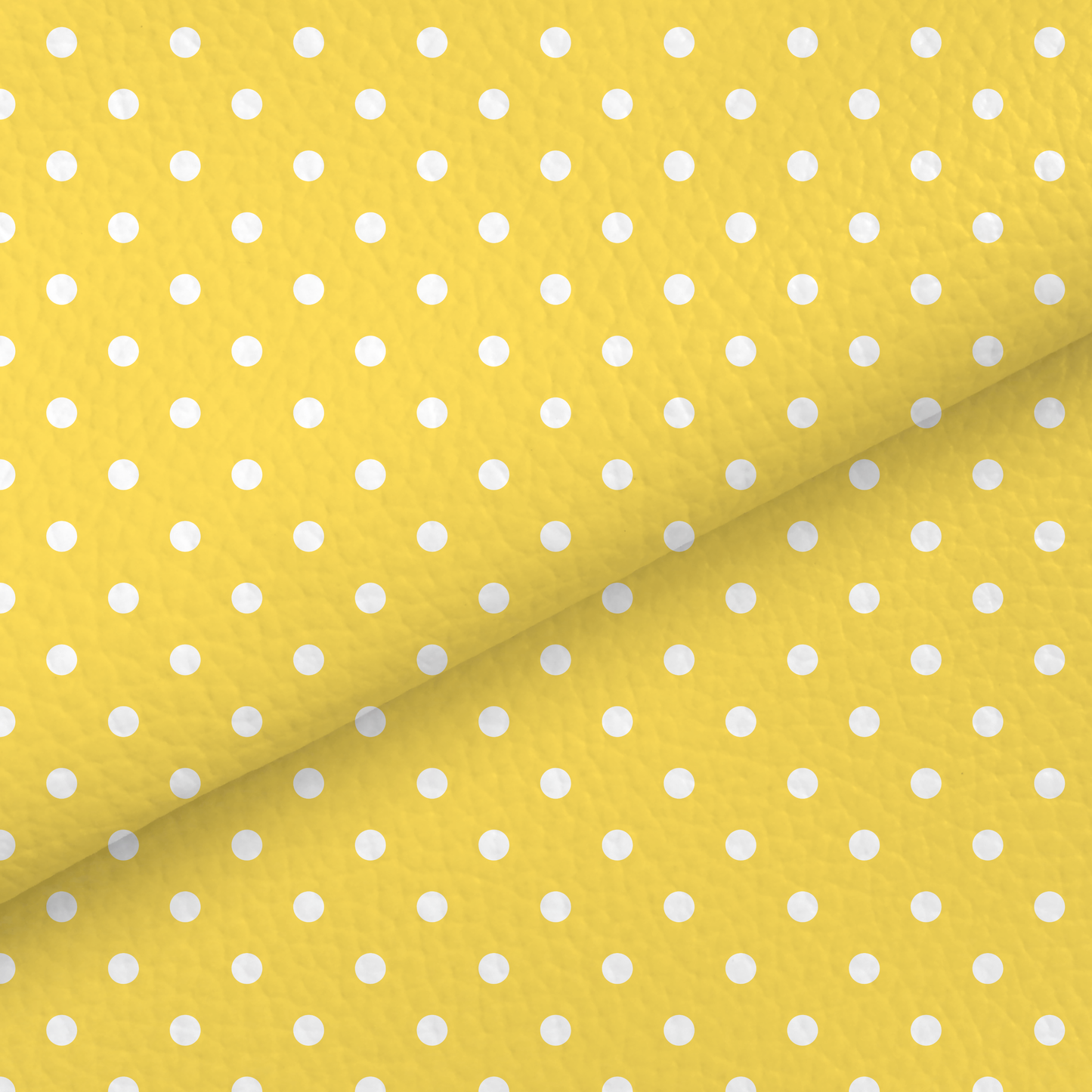 Yellow Dots Leatherette