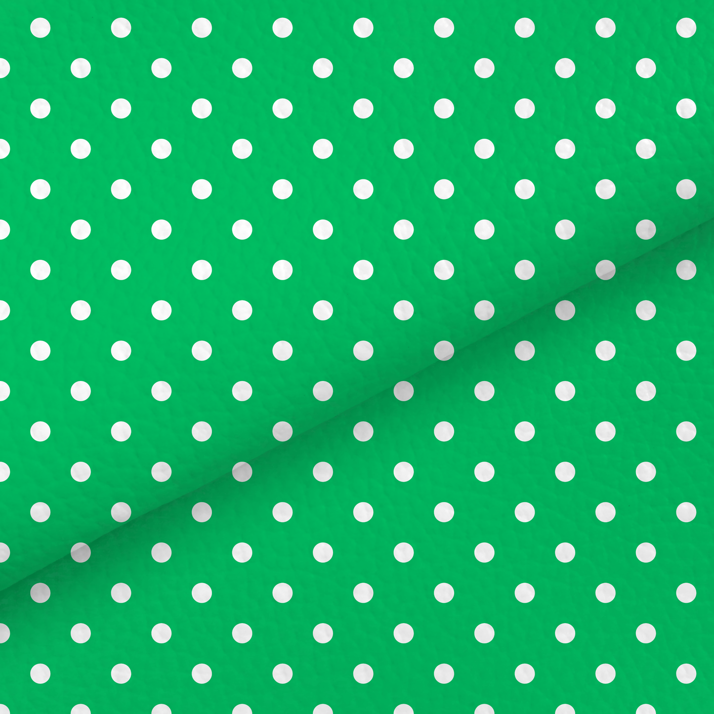 Green Dots Leatherette