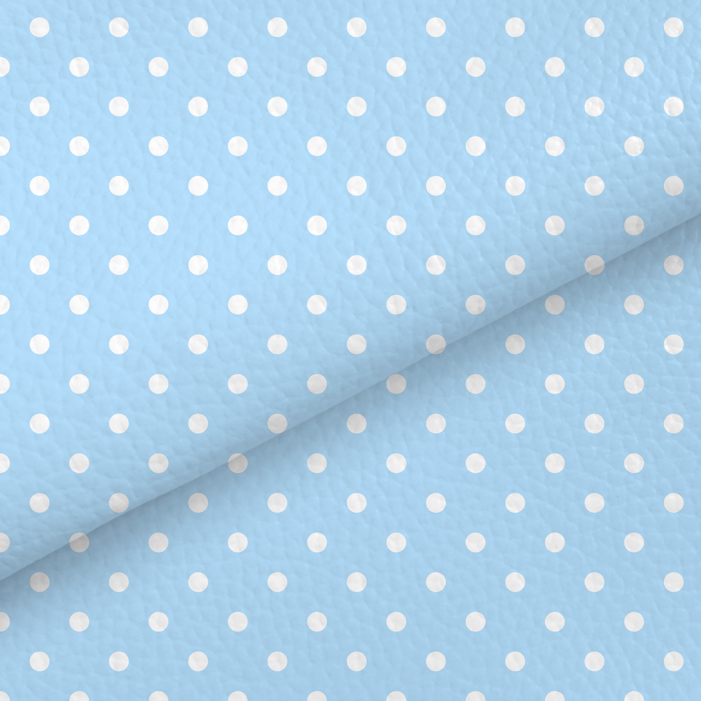 Blue Pastel Dots Leatherette