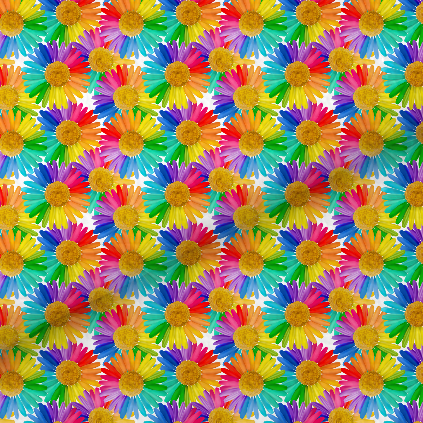 Rainbow Sunflower Leatherette