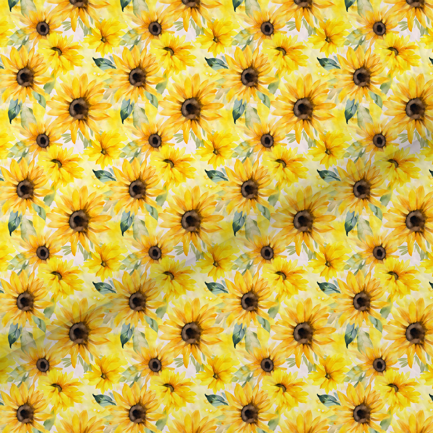 Yellow Sunflower Leatherette