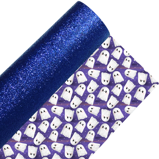 Ghost Fine Glitter Double Sided Fabric