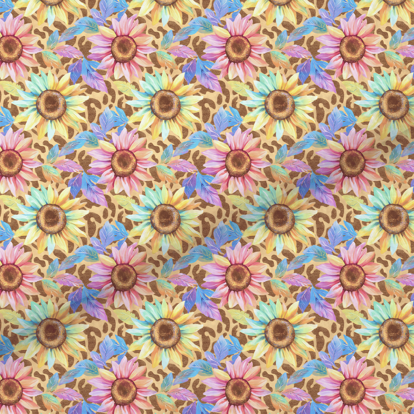 Pastel Sunflower Leatherette