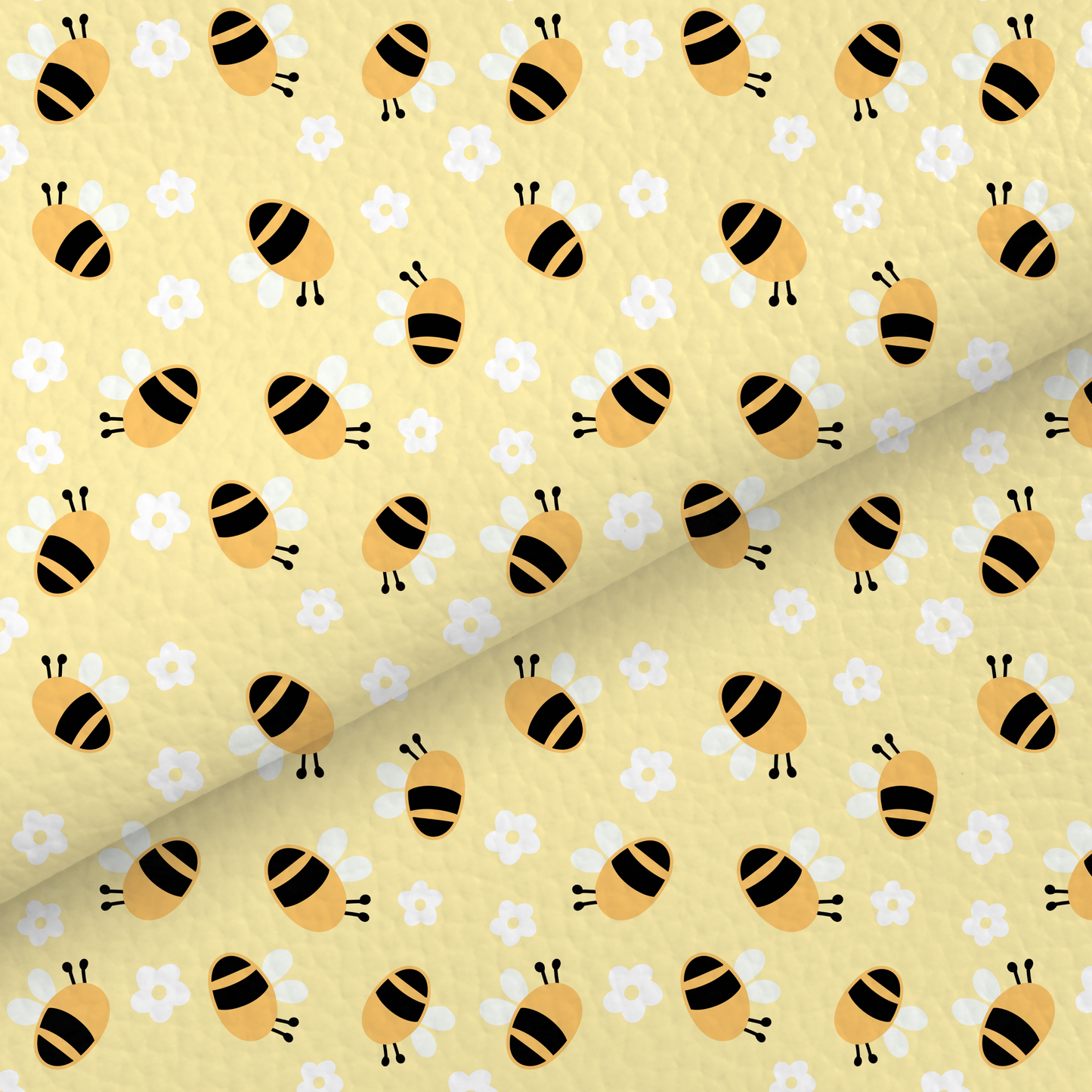 Yellow Bee Leatherette