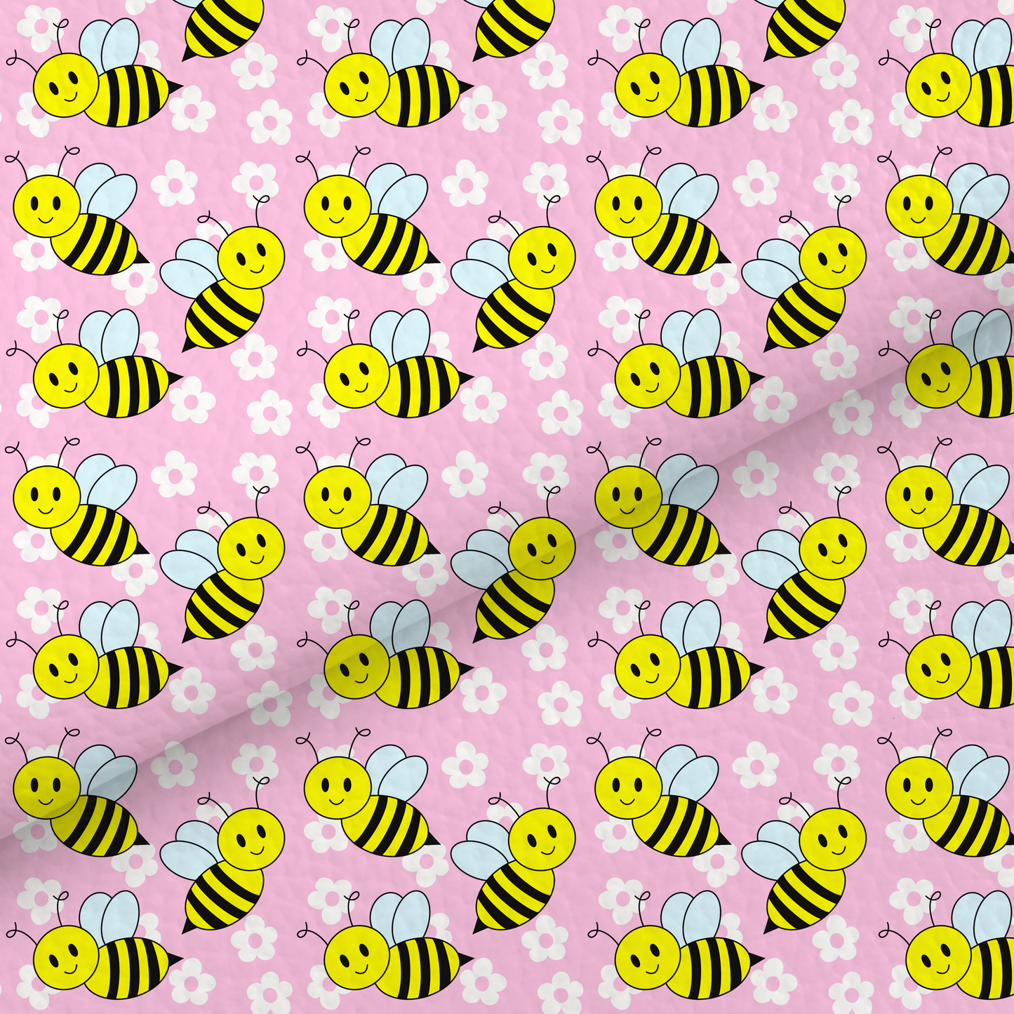 Pink Bee Leatherette