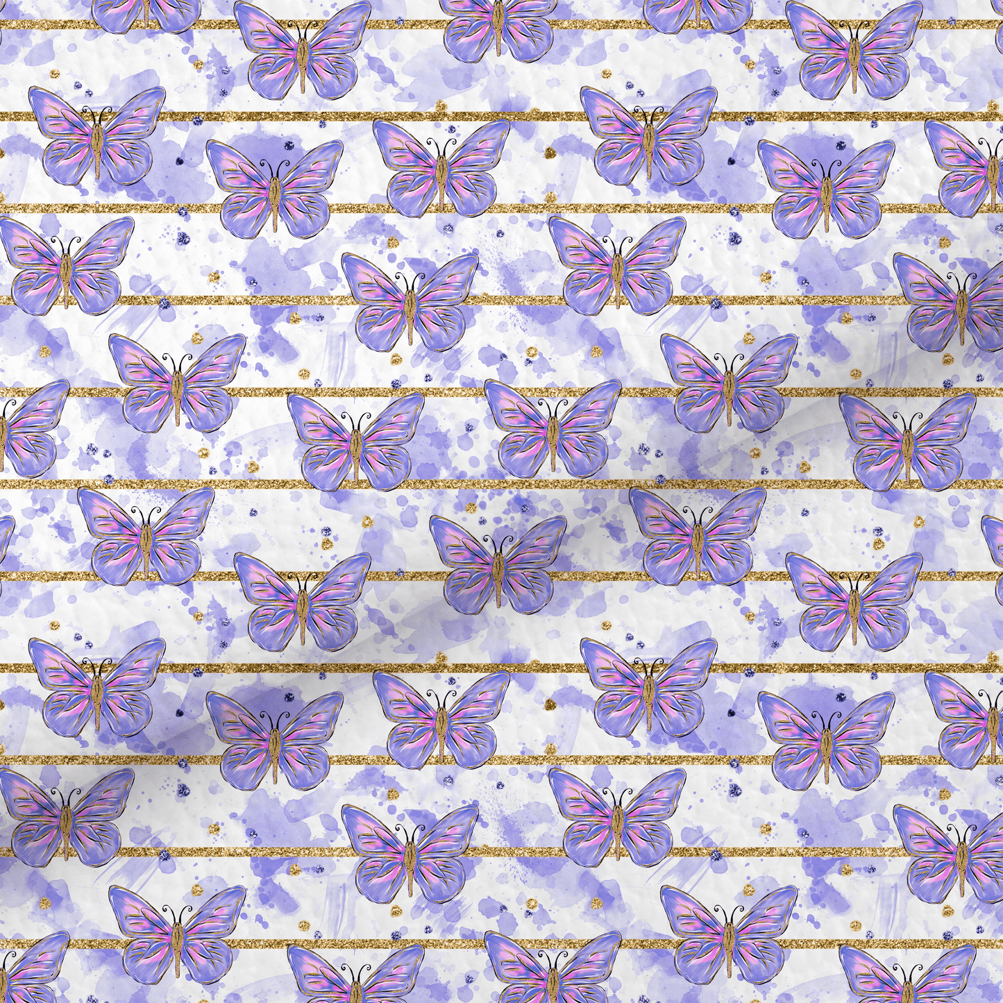 Purple Butterfly Leatherette