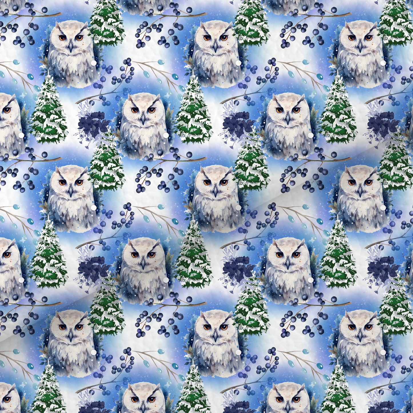 Winter Owl Leatherette