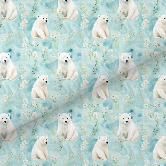 Green Polar Bear Leatherette