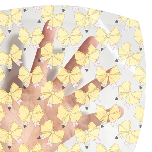 Transparent Jelly Sheet (Pencil Bow)